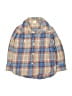 Baby Gap 100% Cotton Plaid Blue Long Sleeve Button-Down Shirt Size 2 - photo 1