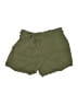 Shinestar 100% Rayon Solid Green Shorts Size XL - photo 1