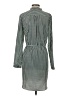 Gap 100% Polyester Houndstooth Green Casual Dress Size S - photo 2