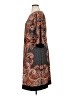 Sandra Darren Paisley Brown Casual Dress Size 14W - photo 5
