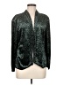 Free People 100% Polyester Metallic Green Jacket One size - photo 1