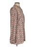 MICHAEL Michael Kors 100% Polyester Paisley Gray Long Sleeve Blouse Size S - photo 4