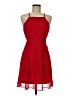 Lulus 100% Polyester Solid Red Cocktail Dress Size M - photo 1