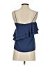J.Crew 100% Polyester Blue Sleeveless Blouse Size 0 - photo 2