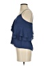 J.Crew 100% Polyester Blue Sleeveless Blouse Size 0 - photo 5