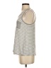 Max Studio Silver Sleeveless T-Shirt Size S - photo 5