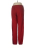 Monrow Color Block Red Casual Pants Size M - photo 2