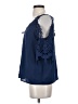 Shein 100% Polyester Blue 3/4 Sleeve Blouse Size 4 - photo 5