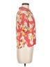 Forever 21 Floral Pink Short Sleeve Blouse Size M - photo 4