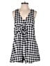 Tuckernuck 100% Cotton Checkered-gingham Black Romper Size S - photo 1