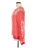 Leifnotes 100% Viscose Pink Red Long Sleeve Blouse Size 6 - photo 5