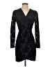 Aqua 100% Polyester Paisley Black Cocktail Dress Size S - photo 1