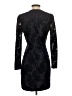 Aqua 100% Polyester Paisley Black Cocktail Dress Size S - photo 2