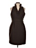 Taylor Chevron-herringbone Brown Cocktail Dress Size 8 - photo 1