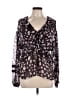 IRO 100% Viscose Black Long Sleeve Blouse Size 18W - photo 1