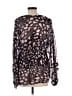 IRO 100% Viscose Black Long Sleeve Blouse Size 18W - photo 2