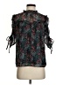 Ann Taylor LOFT 100% Polyester Black Short Sleeve Blouse Size S - photo 1