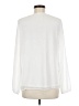 Mango 100% Polyester White Long Sleeve Blouse Size 6 - photo 2