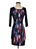 Ella Moss Graphic Black Cocktail Dress Size S - photo 1