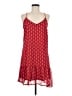 Old Navy 100% Polyester Hearts Red Casual Dress Size M - photo 1