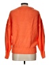 Unbranded 100% Acrylic Solid Orange Pullover Sweater Size L - photo 2
