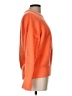 Unbranded 100% Acrylic Solid Orange Pullover Sweater Size L - photo 4