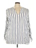 MICHAEL Michael Kors Ivory Long Sleeve Blouse Size 3X - photo 1