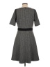 Ann Taylor Houndstooth Gray Casual Dress Size 10 - photo 2