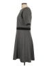 Ann Taylor Houndstooth Gray Casual Dress Size 10 - photo 5