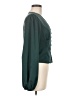 Shein 100% Polyester Green Long Sleeve Blouse Size 6 - photo 4