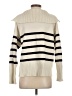 Zara Stripes Ivory Pullover Sweater Size S - photo 2