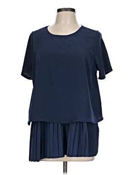 Dg^2 By Diane Gilman Short Sleeve Blouse