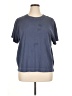 Old Navy 100% Cotton Blue Short Sleeve Top Size XL - photo 1
