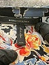 BCBGMAXAZRIA 100% Silk Floral Black Silver 3/4 Sleeve Silk Top Size XXS - photo 7