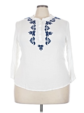 Bohemian Cafe 3/4 Sleeve Blouse