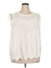 Torrid Ivory Sleeveless Blouse Size 2X Plus (2) - photo 1