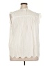 Torrid Ivory Sleeveless Blouse Size 2X Plus (2) - photo 2