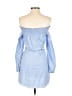 Express Blue Casual Dress Size S - photo 2