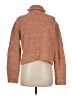 Sincerely Jules Tweed Orange Turtleneck Sweater Size M - photo 2