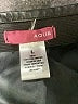 Aqua 100% Polyester Black Faux Leather Skirt Size L - photo 4