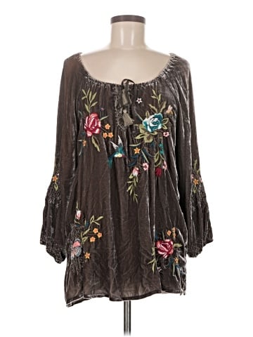 Johnny Was 3/4 Sleeve Blouse (view 1)