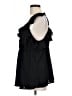 Torrid 100% Polyester Black Sleeveless Blouse Size Lg Plus (0) - photo 5