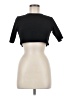 Nasty Gal Inc. Black Short Sleeve Turtleneck Size 6 - photo 1
