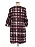 Apt. 9 Plaid Burgundy Casual Dress Size XL - photo 2