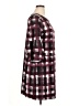 Apt. 9 Plaid Burgundy Casual Dress Size XL - photo 4