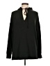 Lou & Grey Black Long Sleeve Blouse Size M - photo 1