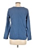 White Stuff 100% Cotton Blue Long Sleeve T-Shirt Size UK 12 / US 8 - photo 2