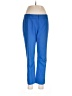 Ann Taylor 100% Polyester Solid Blue Casual Pants Size 6 - photo 1