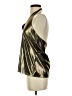 Haute Hippie 100% Polyester Metallic Gold Sleeveless Blouse Size XS - photo 5