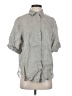 Zara Gray 3/4 Sleeve Button-Down Shirt Size XS - photo 1